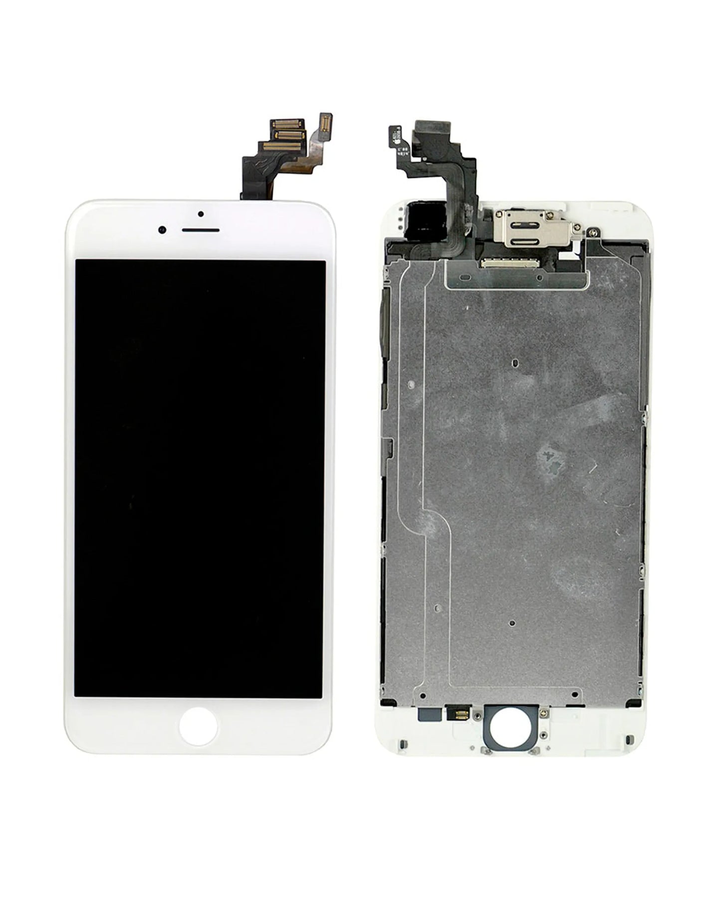 Complete LCD Assembly For iPhone 6 Plus (With Front Camera: Prox Sensor & Ear Speaker) (Pro LCD) (White)