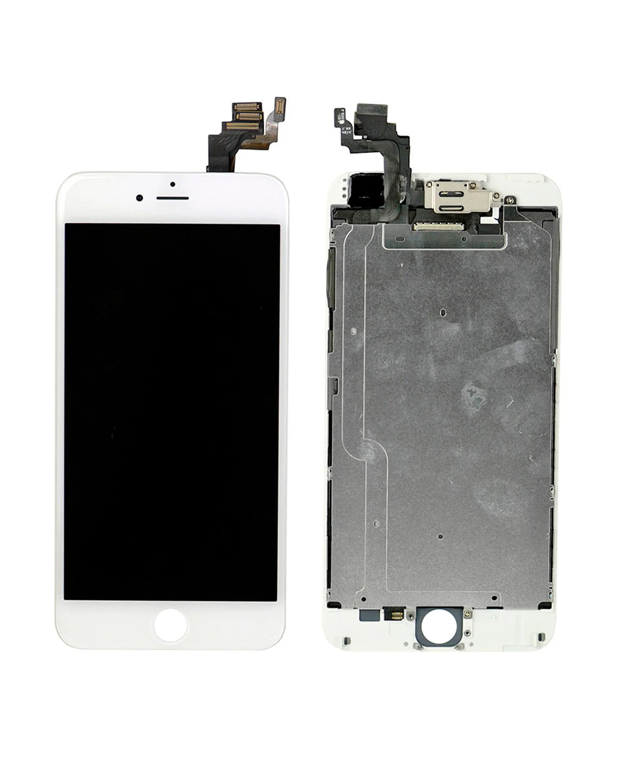 Complete LCD Assembly For iPhone 6 Plus (With Front Camera: Prox Sensor & Ear Speaker) (Pro LCD) (White)