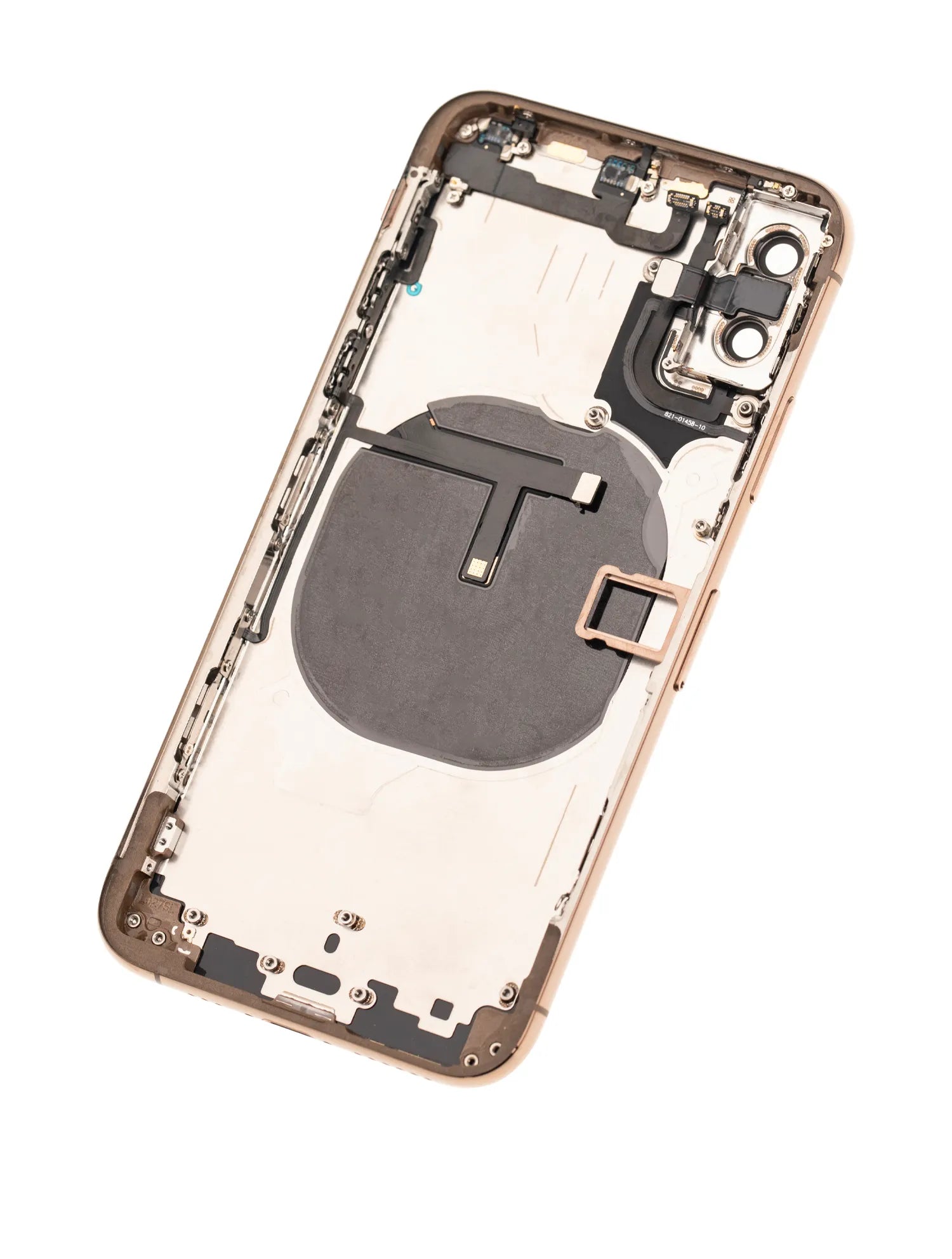 Back Housing W/ Small Components Pre-Installed For iPhone XS (Used OEM) (Pull) (Gold)