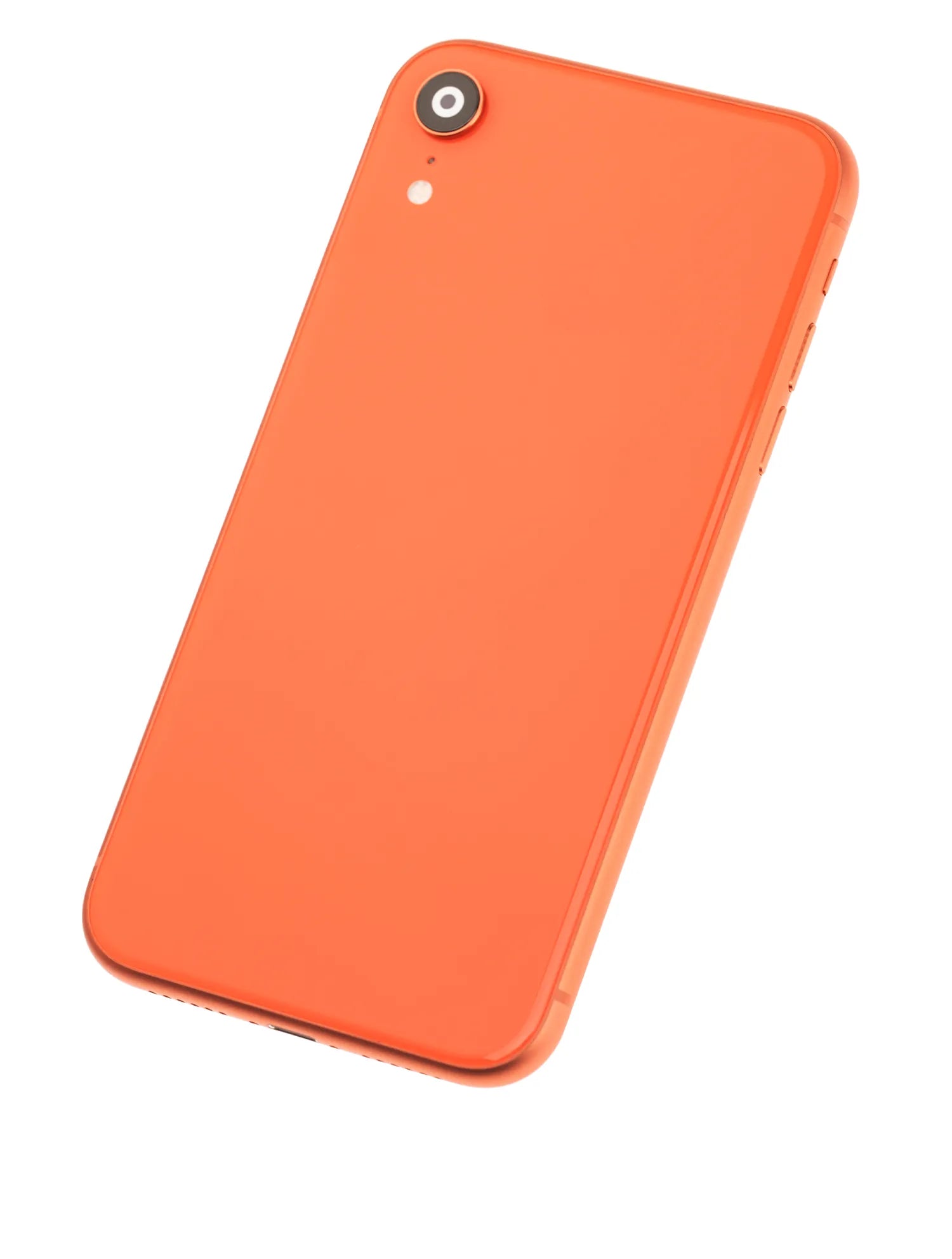Back Housing W/ Small Components Pre-Installed For iPhone XR (Used OEM) (Pull) (Coral)
