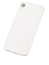 Back Housing W/ Small Components Pre-Installed For iPhone XR (Used OEM) (Pull) (White)