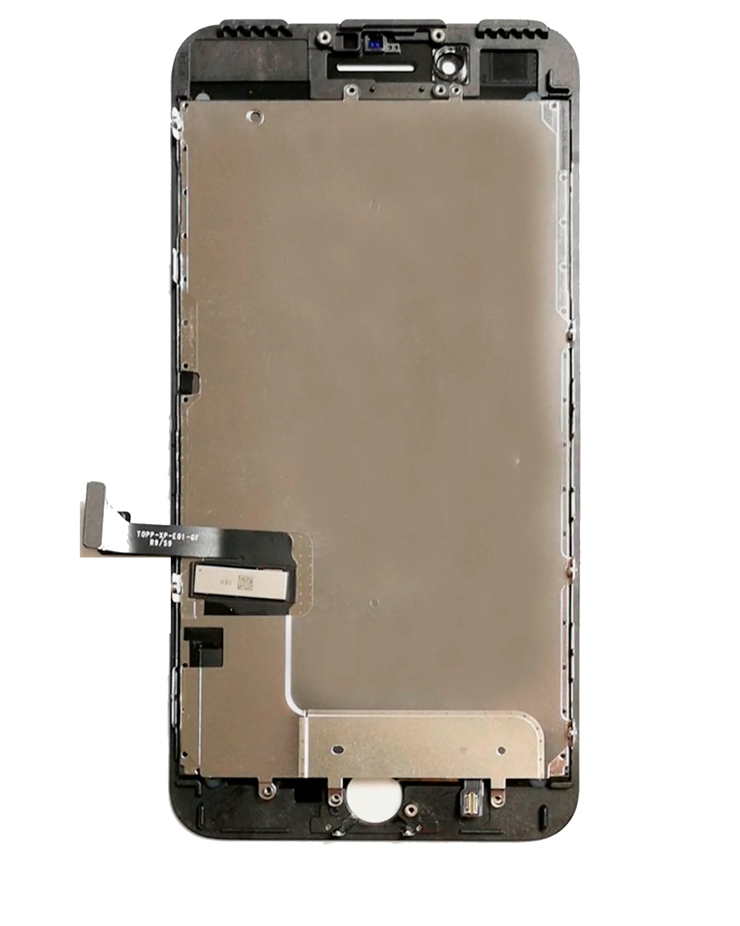 LCD Assembly With Steel Plate For iPhone 7 Plus (Refurbished: LG) (Black)