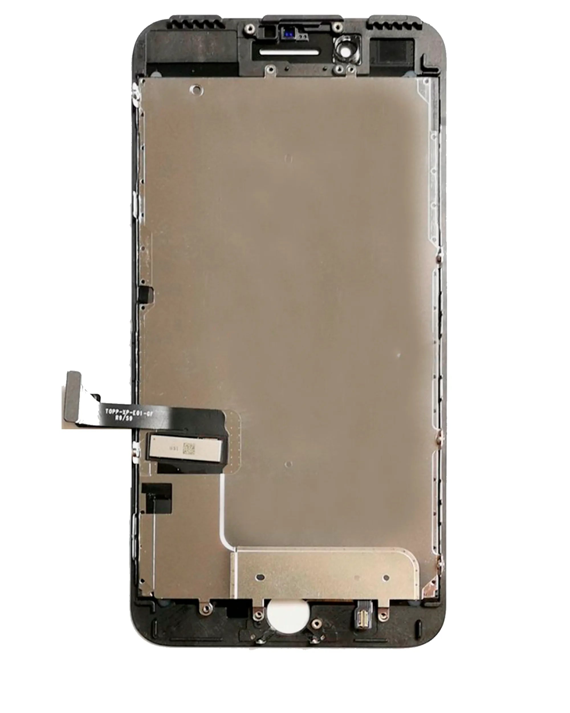 LCD Assembly With Steel Plate For iPhone 7 Plus (Refurbished: LG) (Black)