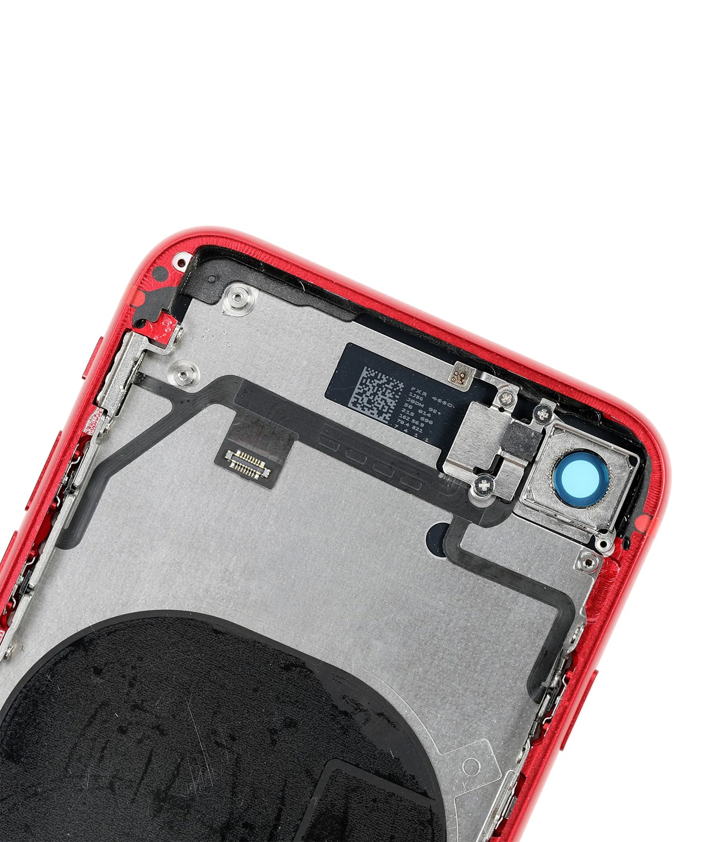 Back Housing W/ Small Components Pre-Installed For iPhone 8 (Pull) (Red)