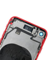 Back Housing W/ Small Components Pre-Installed For iPhone 8 (Pull) (Red)