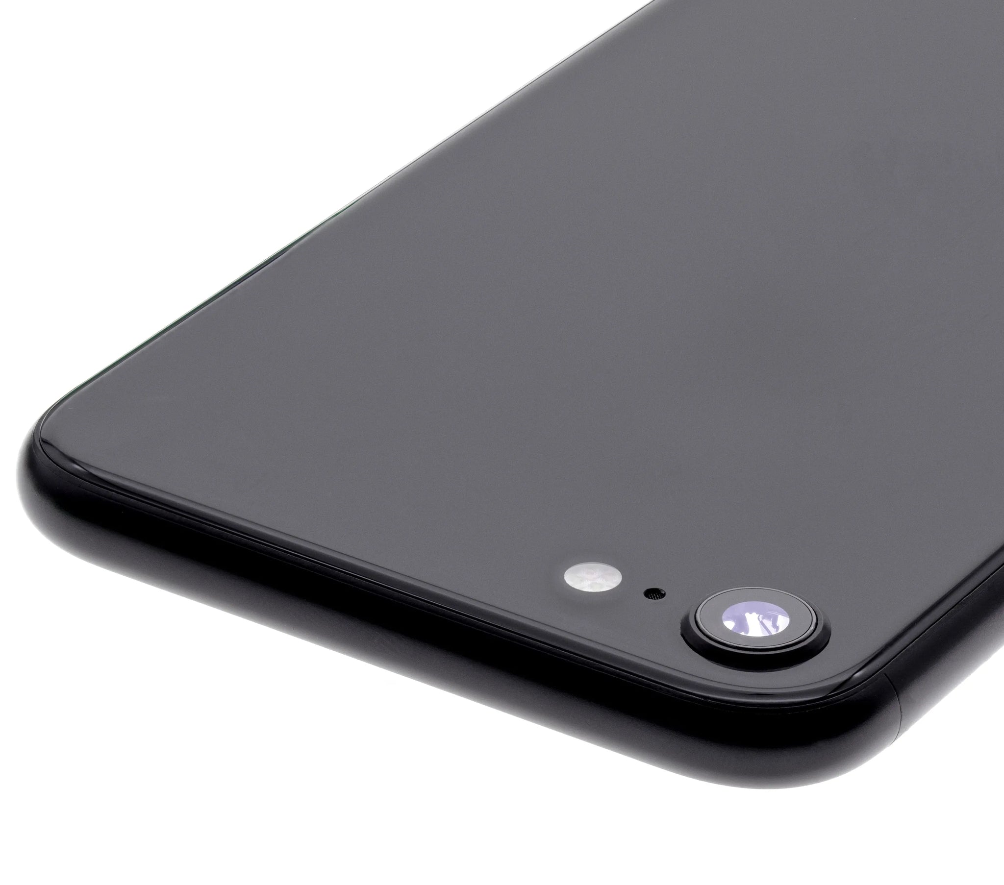 Back Housing W/ Small Components Pre-Installed For iPhone SE (2020) (Used OEM) (Pull) (Black)