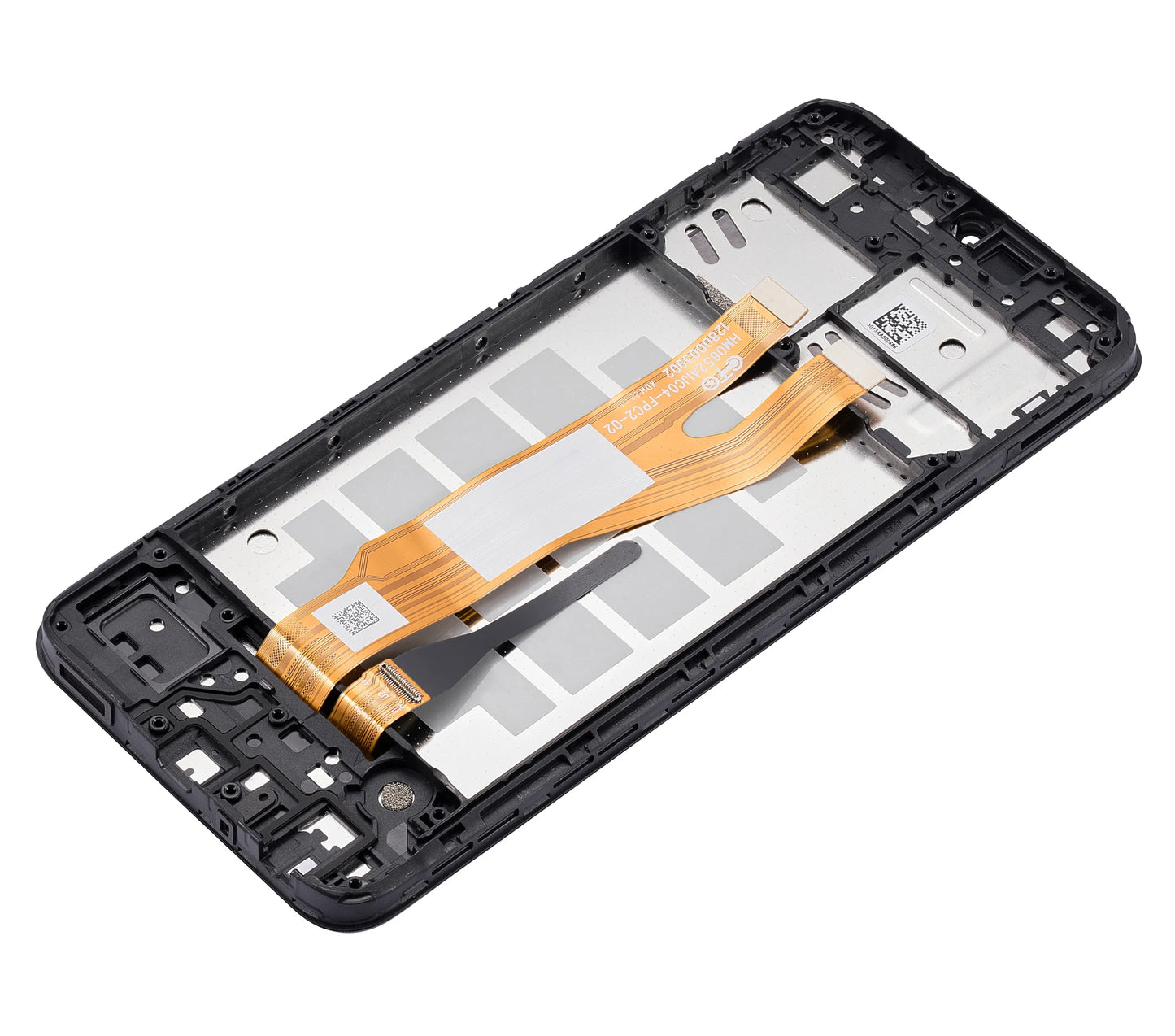 LCD Assembly With Frame For Samsung Galaxy A03 Core (A032 / 2021) (Refurbished) (Black)