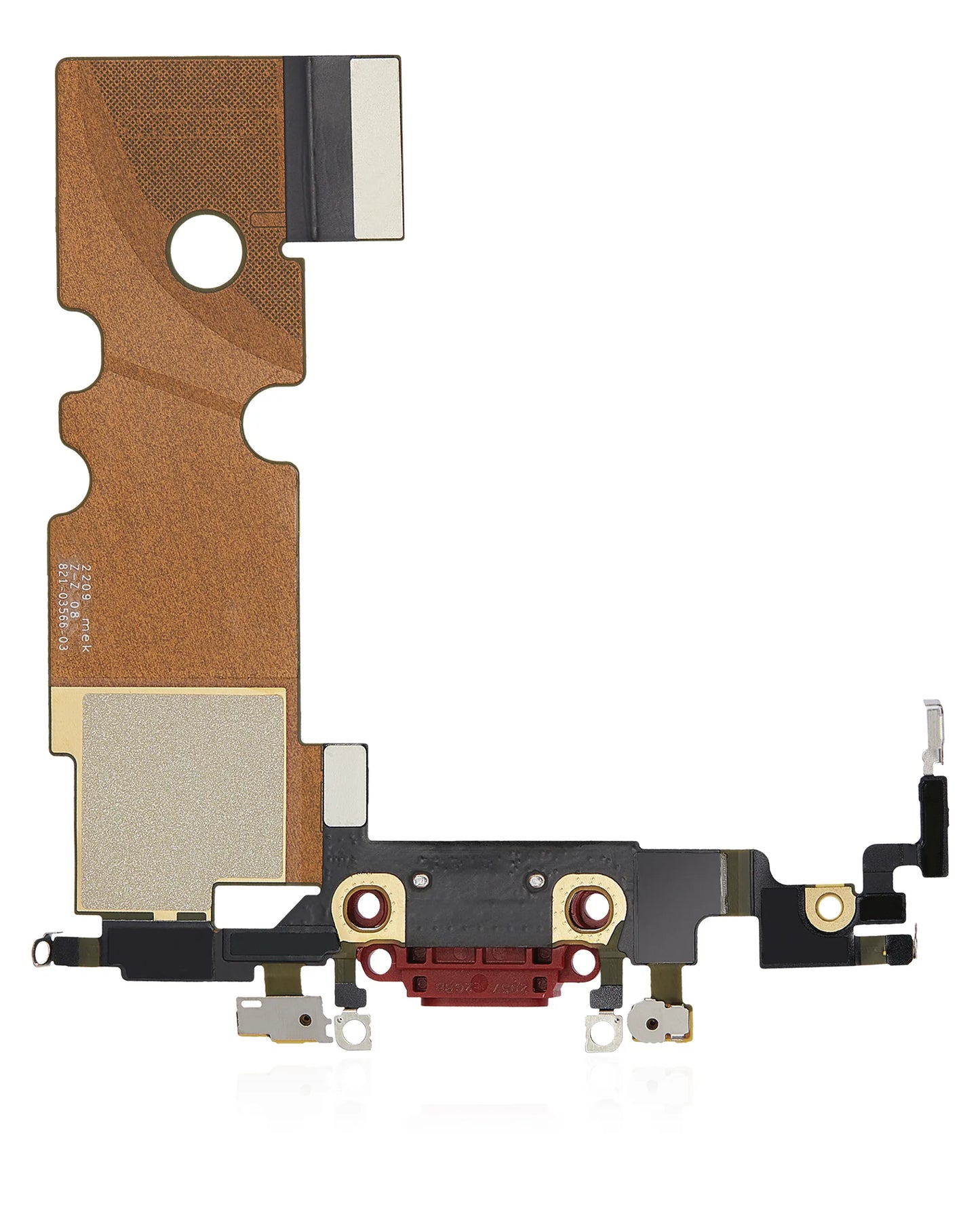 Charging Port Flex Cable For iPhone SE (2022) (Pull) (Red)