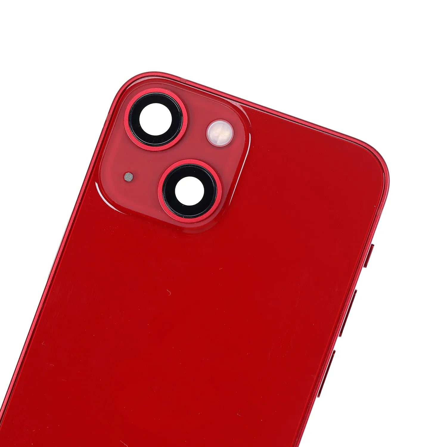 Back Housing W/ Charging Port Flex & Small Parts For iPhone 13 Mini (EU / Global Version) (Used OEM) (Pull) (Red)