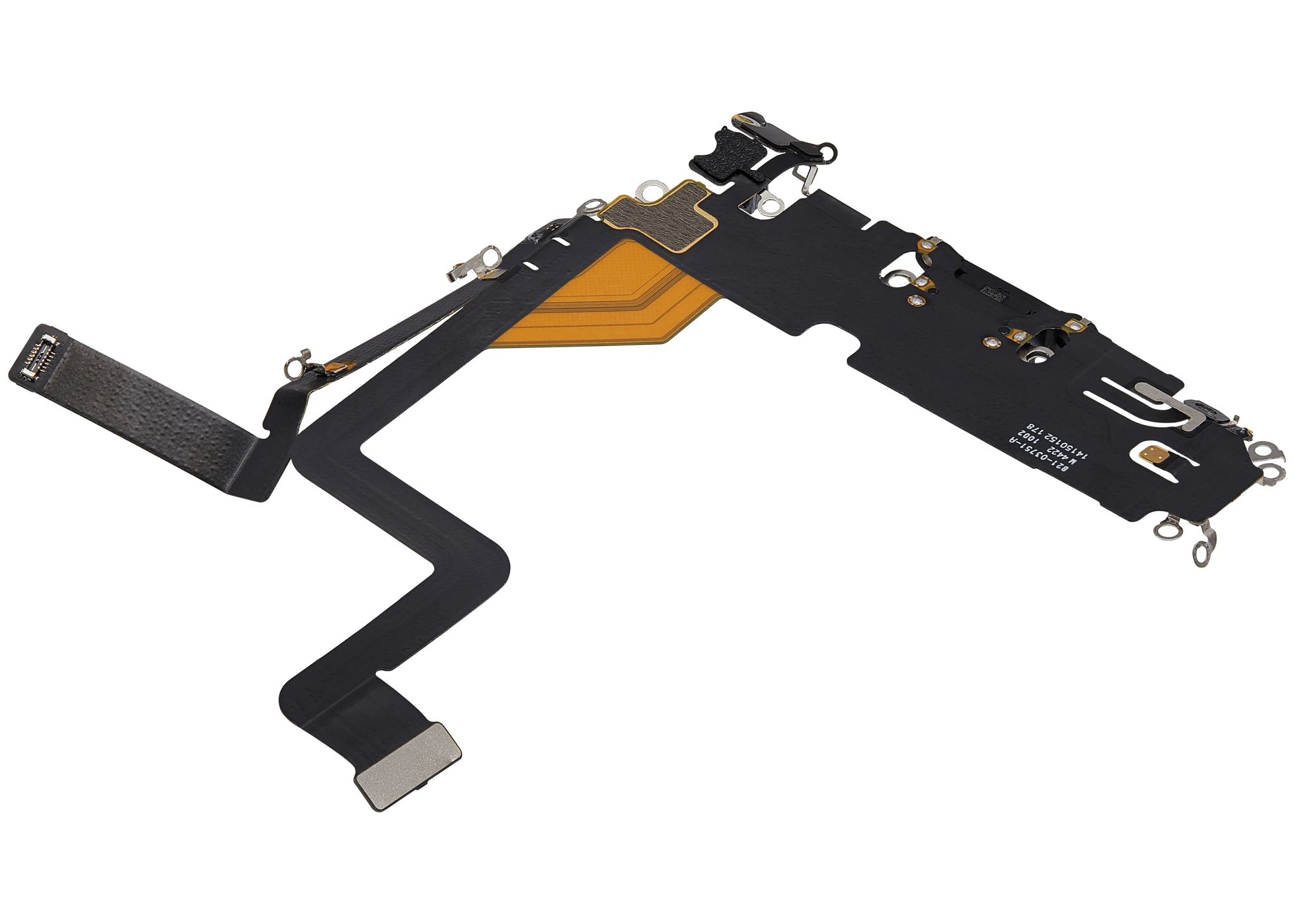 Charging Port Flex Cable For iPhone 14 Pro (Pull) (Space Black)
