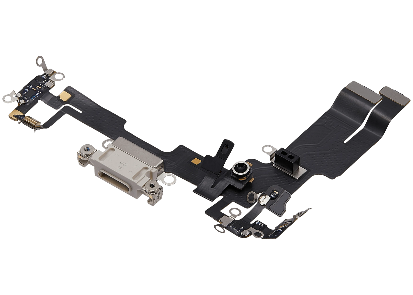 Charging Port Flex Cable For iPhone 14 (Pull) (Starlight)