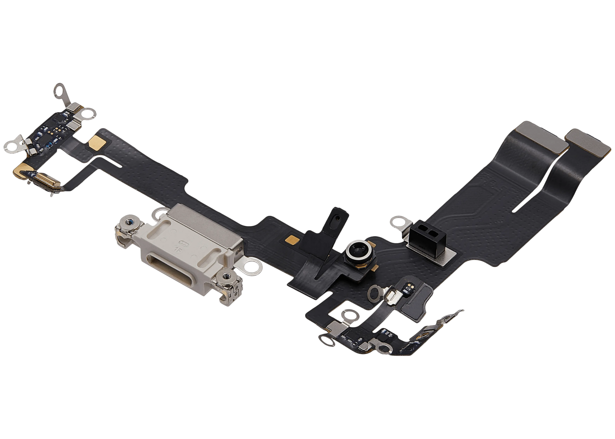 Charging Port Flex Cable For iPhone 14 (Pull) (Starlight)