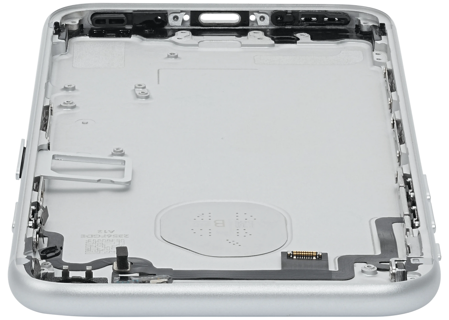 Back Housing W/ Small Components Pre-Installed For iPhone 7 (Pull) (Silver)