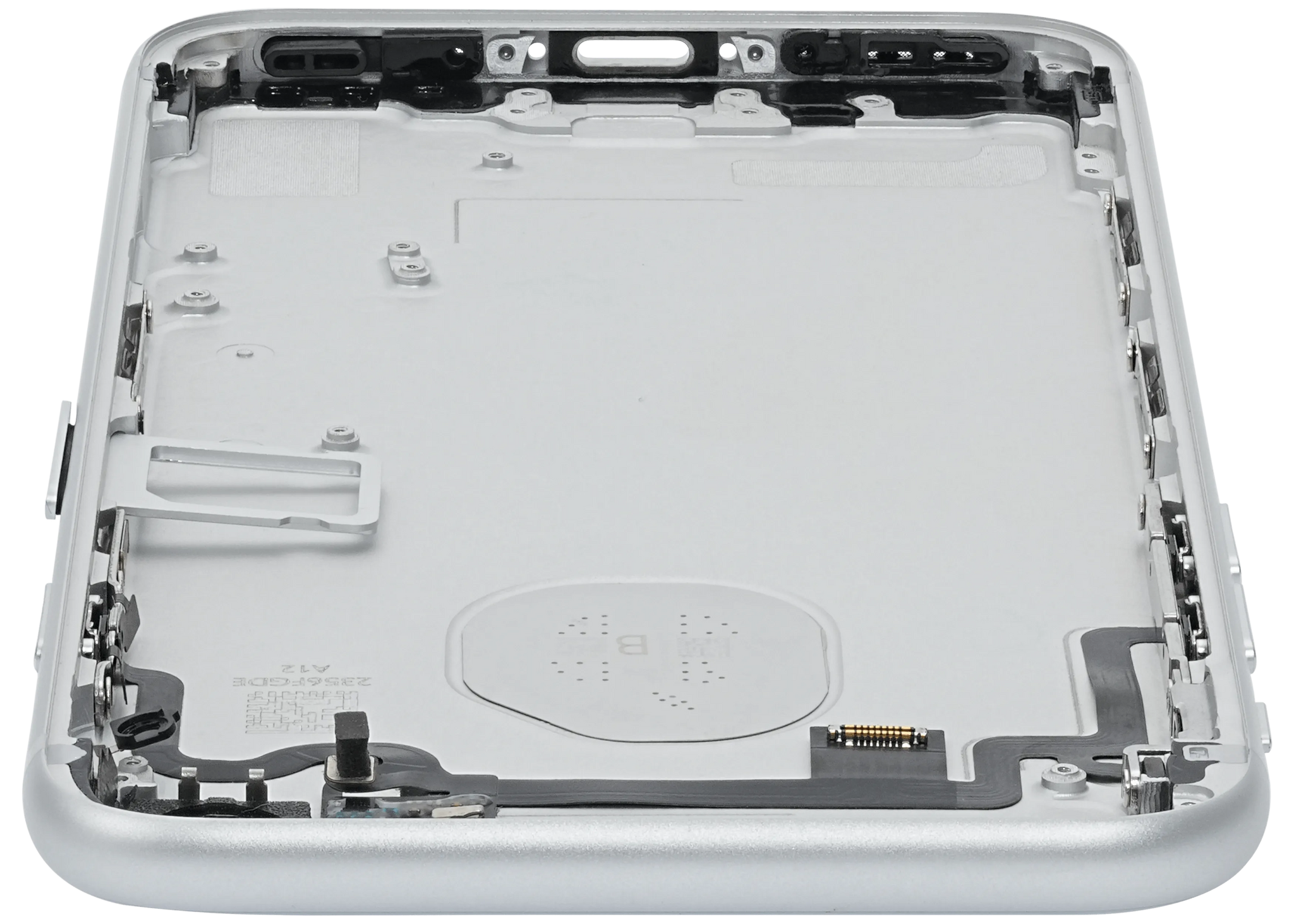 Back Housing W/ Small Components Pre-Installed For iPhone 7 (Pull) (Silver)