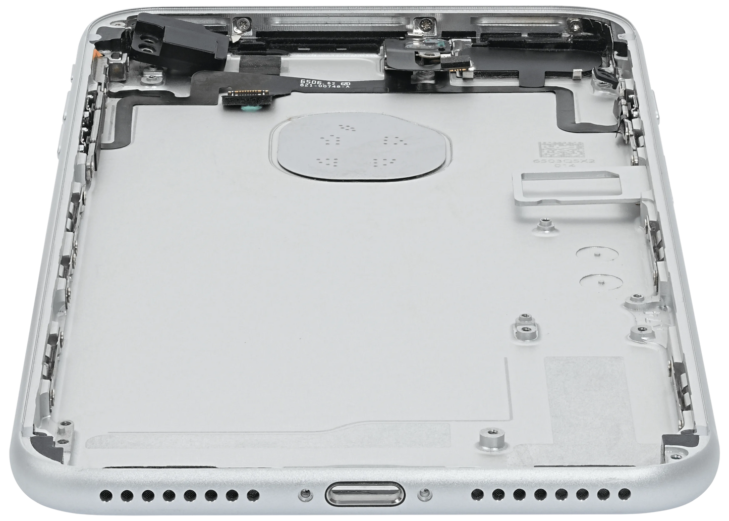 Back Housing W/ Small Components Pre-Installed For iPhone 7 Plus (Pull) (Silver)