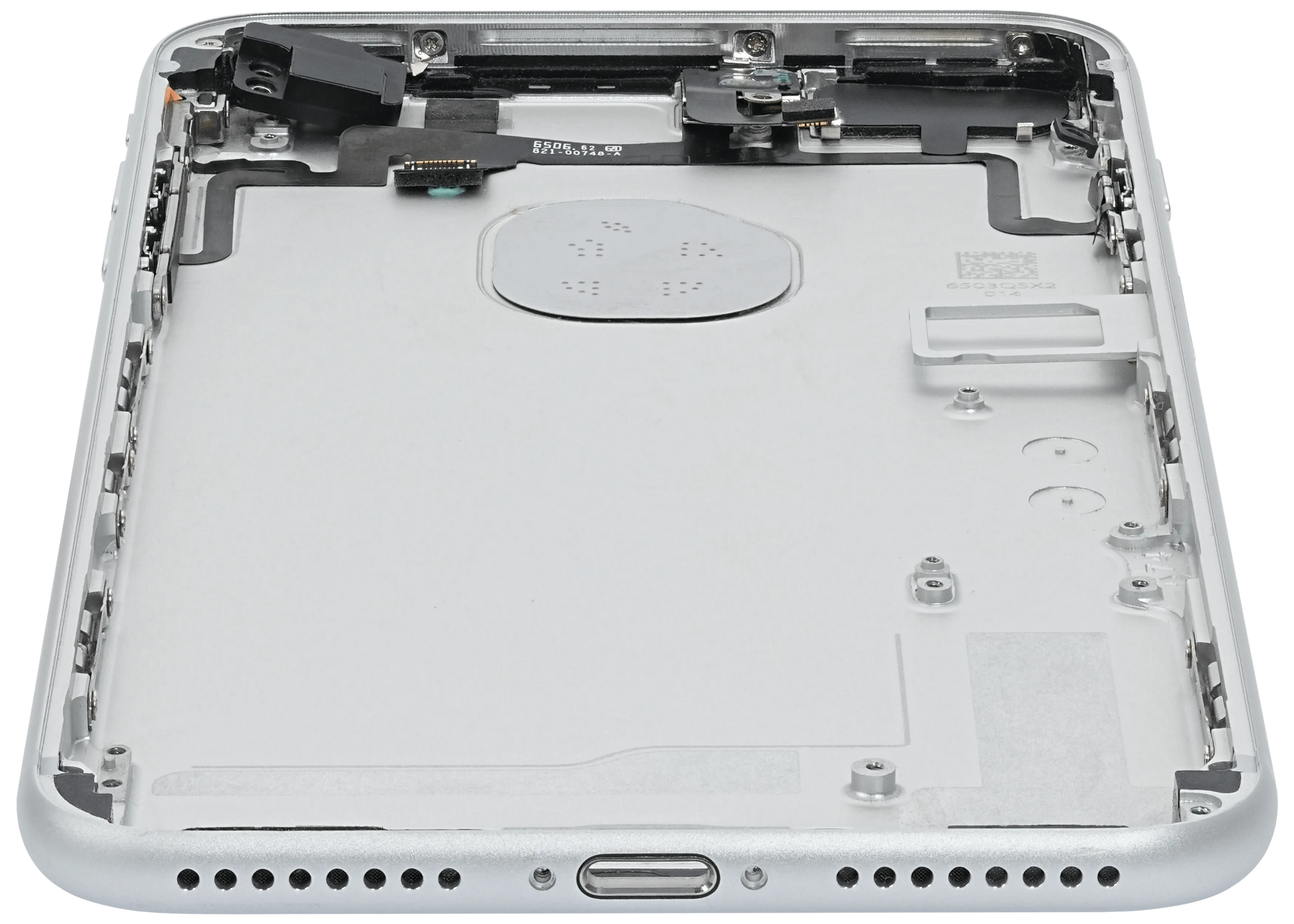Back Housing W/ Small Components Pre-Installed For iPhone 7 Plus (Pull) (Silver)