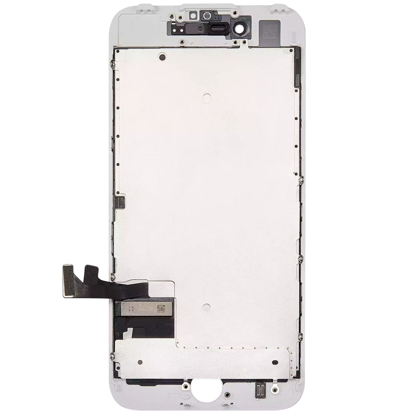 LCD Assembly With Steel Plate For iPhone 7 (Refurbished) (White)