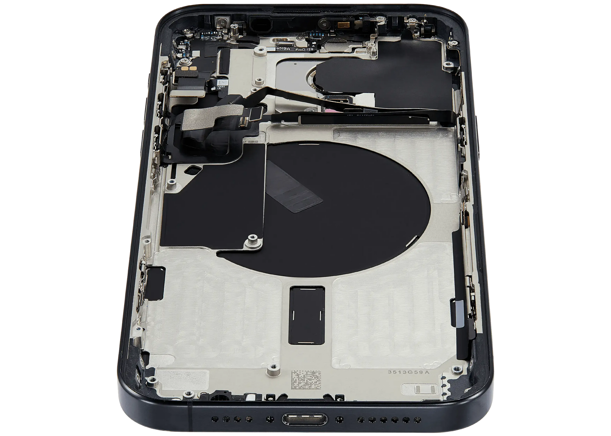 Back Housing W/ Small Parts For iPhone 15 Pro Max (US Version) (Pull) (Black Titanium)
