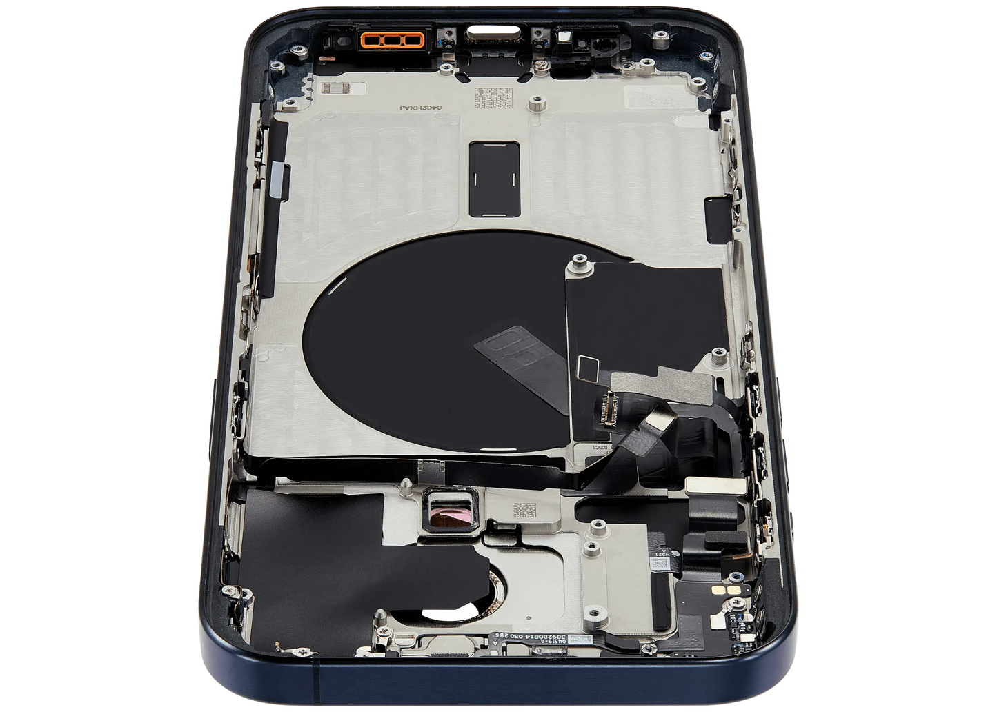 Back Housing W/ Small Parts For iPhone 15 Pro Max (US Version) (Pull) (Blue Titanium)