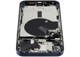 Back Housing W/ Small Parts For iPhone 15 Pro Max (US Version) (Pull) (Blue Titanium)