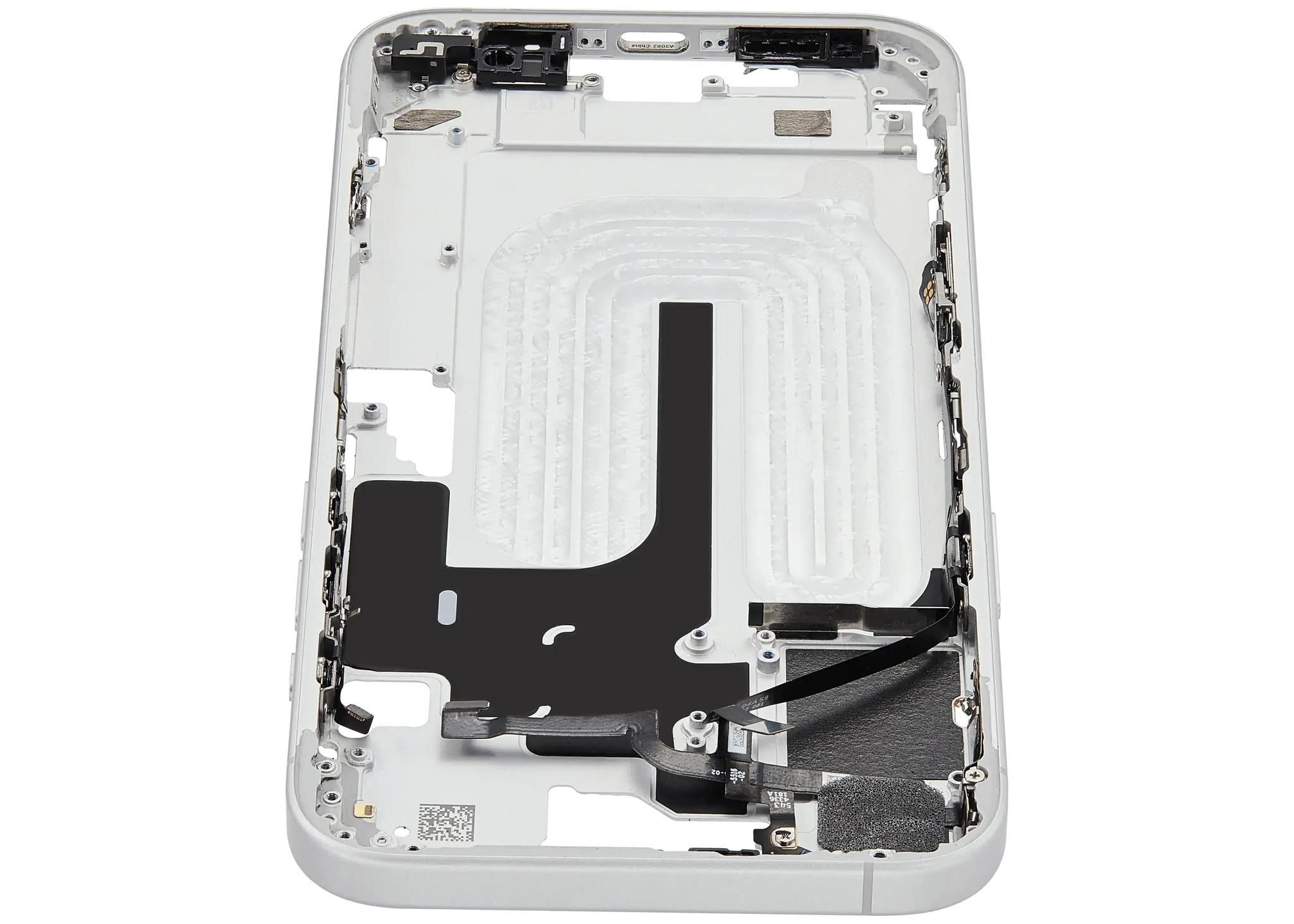Mid-Frame Housing W/ Small Parts For iPhone 16 Plus (US Version) (Pull) (White)
