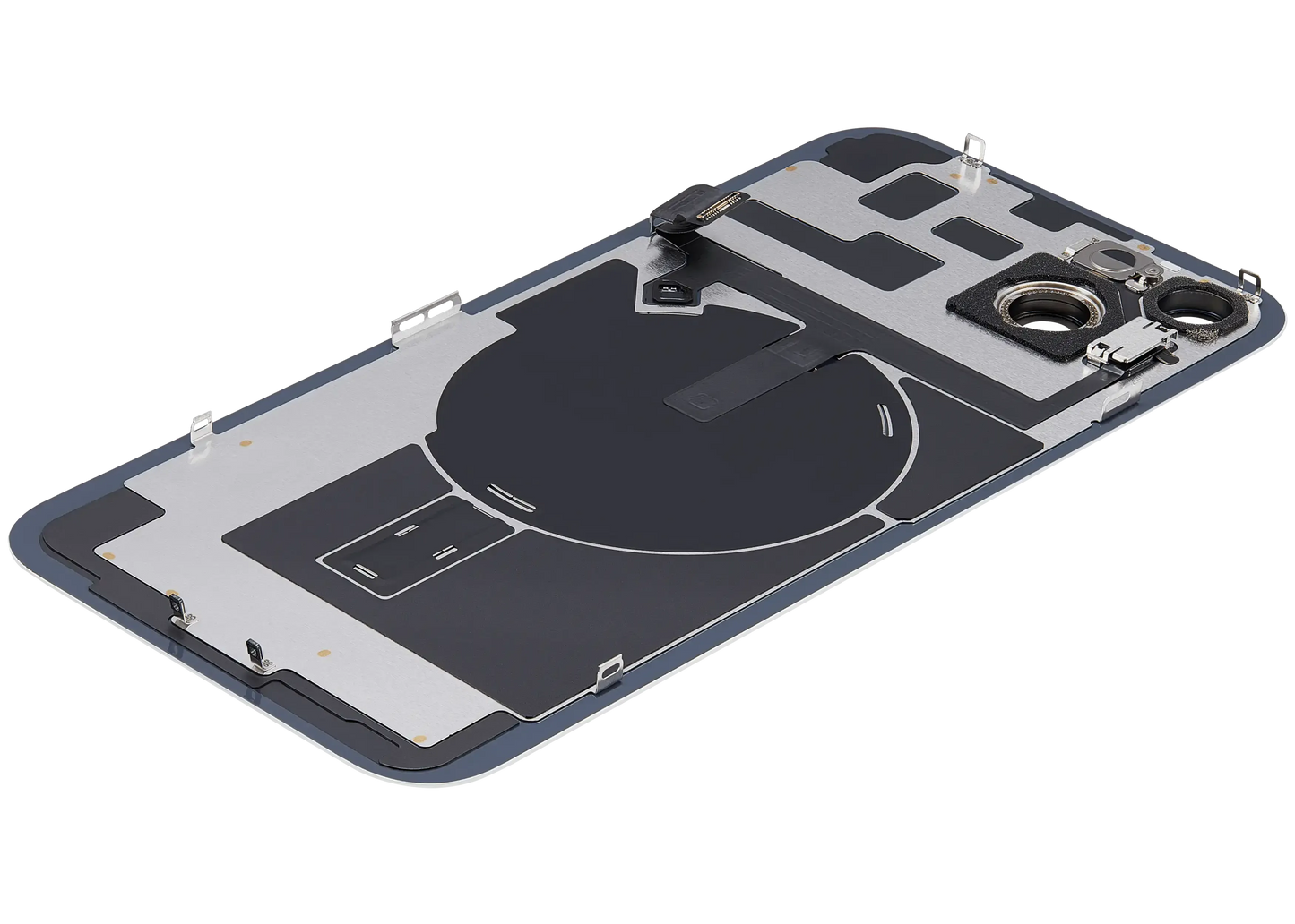 Back Glass w/ MagSafe Magnet & NFC & Flashlight Flex For iPhone 14 Plus (Pull) (Starlight)