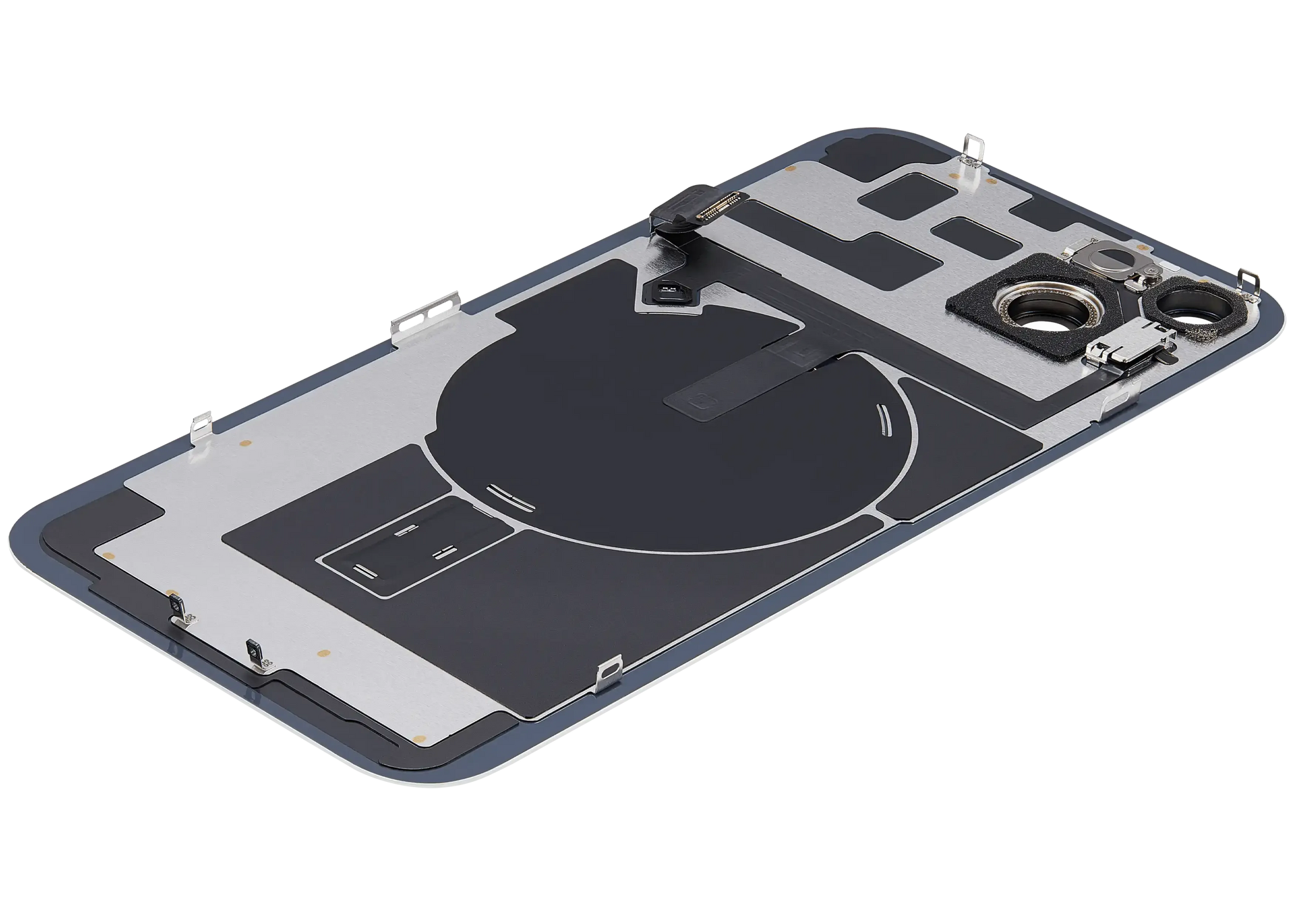 Back Glass w/ MagSafe Magnet & NFC & Flashlight Flex For iPhone 14 Plus (Pull) (Starlight)