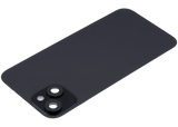 Back Glass w/ MagSafe Magnet & NFC & Flashlight Flex For iPhone 15 Plus (Pull) (Black)