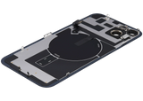 Back Glass w/ MagSafe Magnet & NFC & Flashlight Flex For iPhone 14 Plus (Pull) (Midnight)