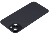 Back Glass w/ MagSafe Magnet & NFC & Flashlight Flex For iPhone 15 (Pull) (Black)