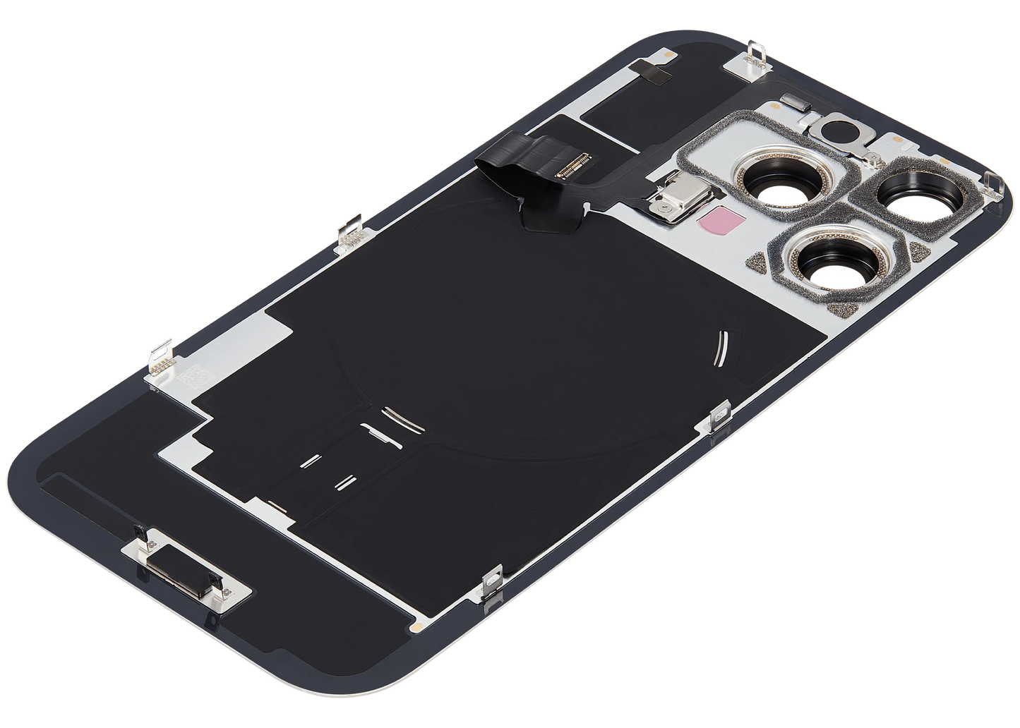 Back Glass w/ MagSafe Magnet & NFC & Flashlight Flex For iPhone 16 Pro (Pull) (Desert Titanium)