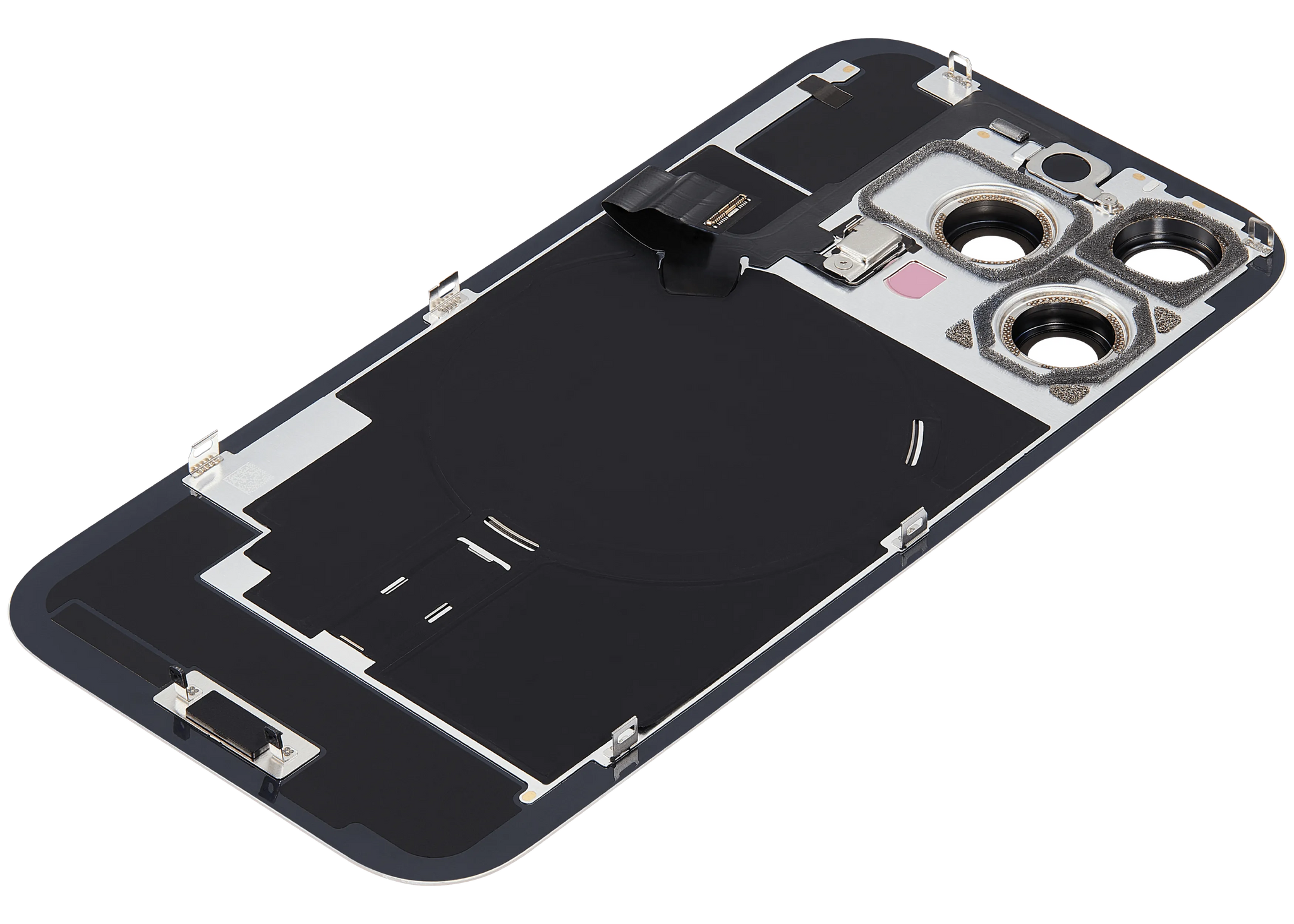Back Glass w/ MagSafe Magnet & NFC & Flashlight Flex For iPhone 16 Pro (Pull) (Desert Titanium)