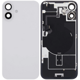 Back Glass w/ MagSafe Magnet & NFC & Flashlight Flex For iPhone 16 Plus (Pull) (White)