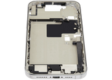 Mid-Frame Housing W/ Charging Port Flex & Small Parts For iPhone 16 Pro Max (EU / Global Version) (Used OEM Pull: Grade C) (White Titanium)