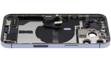 Back Housing W/ Charging Port Flex & Small Parts For iPhone 13 Pro (US Version) (Used OEM) (Pull) (Sierra Blue)
