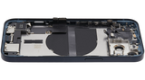 Back Housing W/ Charging Port Flex & Small Parts For iPhone 13 (US Version) (Used OEM) (Pull) (Midnight)