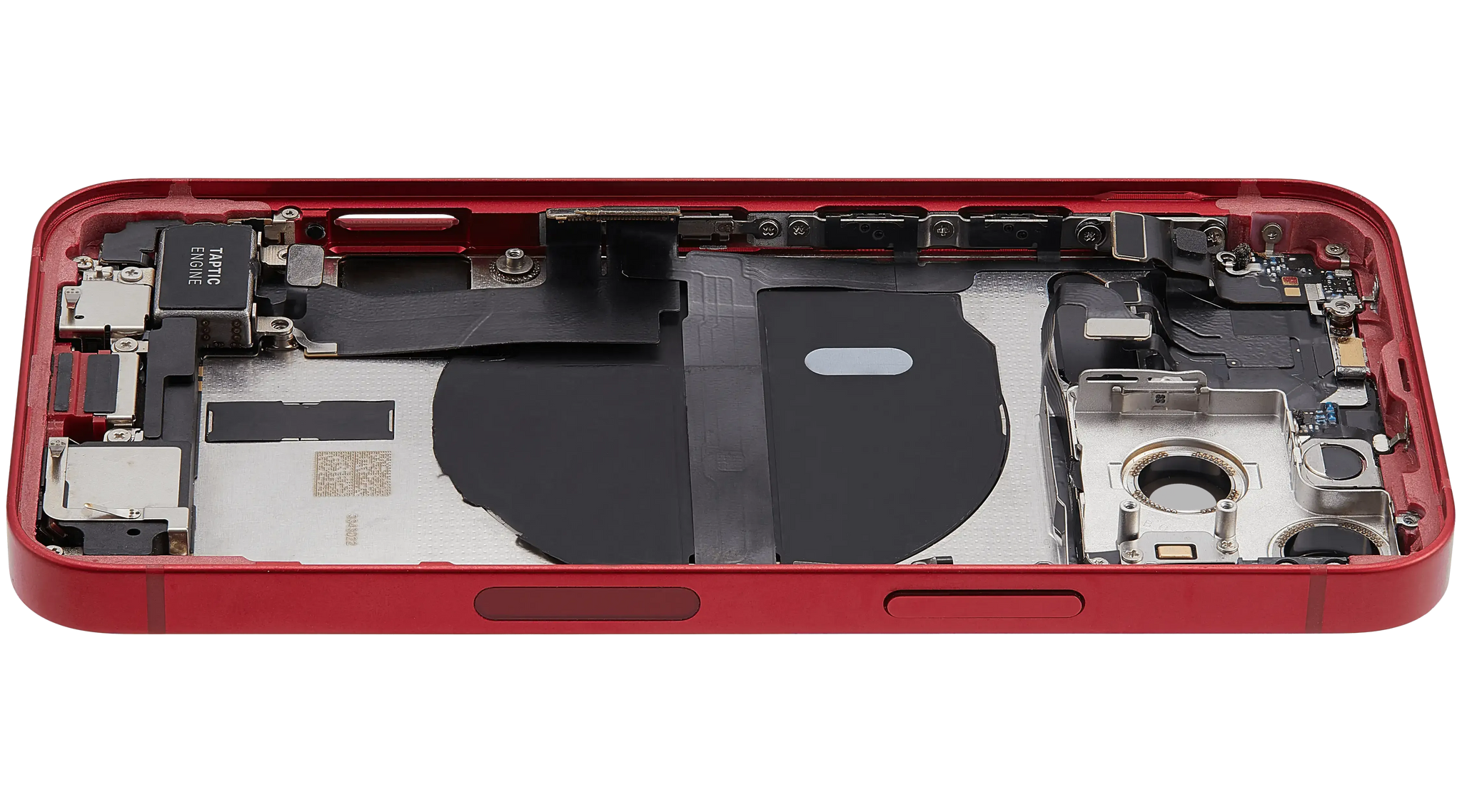 Back Housing W/ Charging Port Flex & Small Parts For iPhone 13 Mini (US Version) (Used OEM) (Pull) (Red)