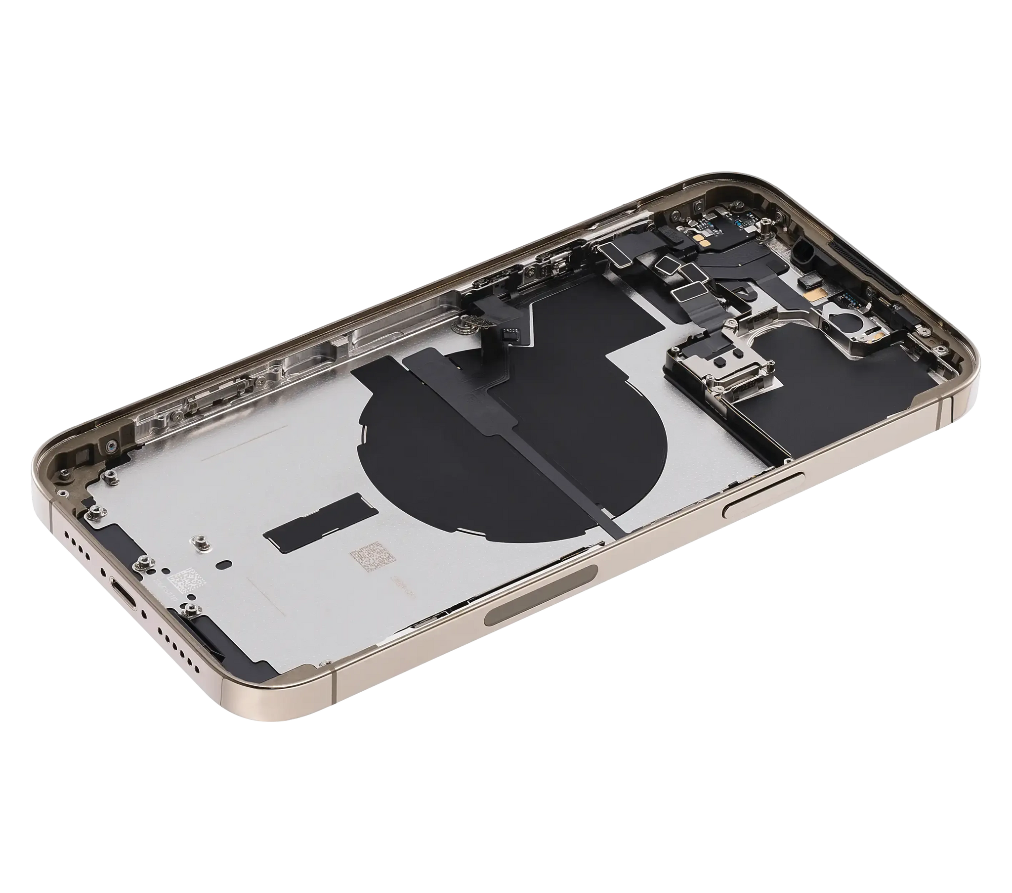 Back Housing W/ Small Parts For iPhone 14 Pro Max (US Version) (Pull) (Gold)