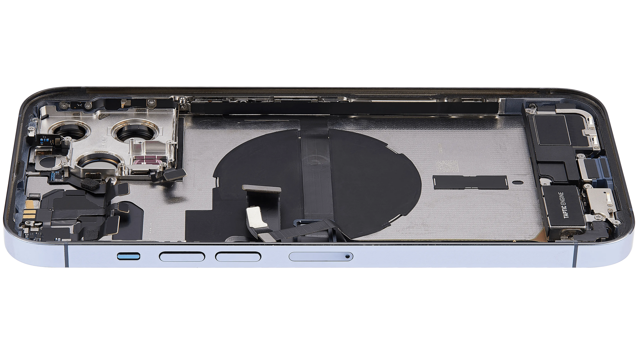 Back Housing W/ Small Parts For iPhone 13 Pro Max (EU / Global Version) (Used OEM) (Pull) (Sierra Blue)