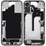 Mid-Frame Housing W/ Charging Port Flex & Small Parts For iPhone 16 Plus (US Version) (Pull) (White)
