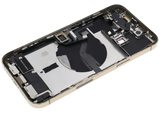 Back Housing W/ Charging Port Flex & Small Parts For iPhone 12 Pro Max (US Version) (Used OEM) (Pull) (Gold)