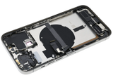 Back Housing W/ Charging Port Flex & Small Parts For iPhone 13 Pro Max (US Version) (Used OEM) (Pull) (Graphite)