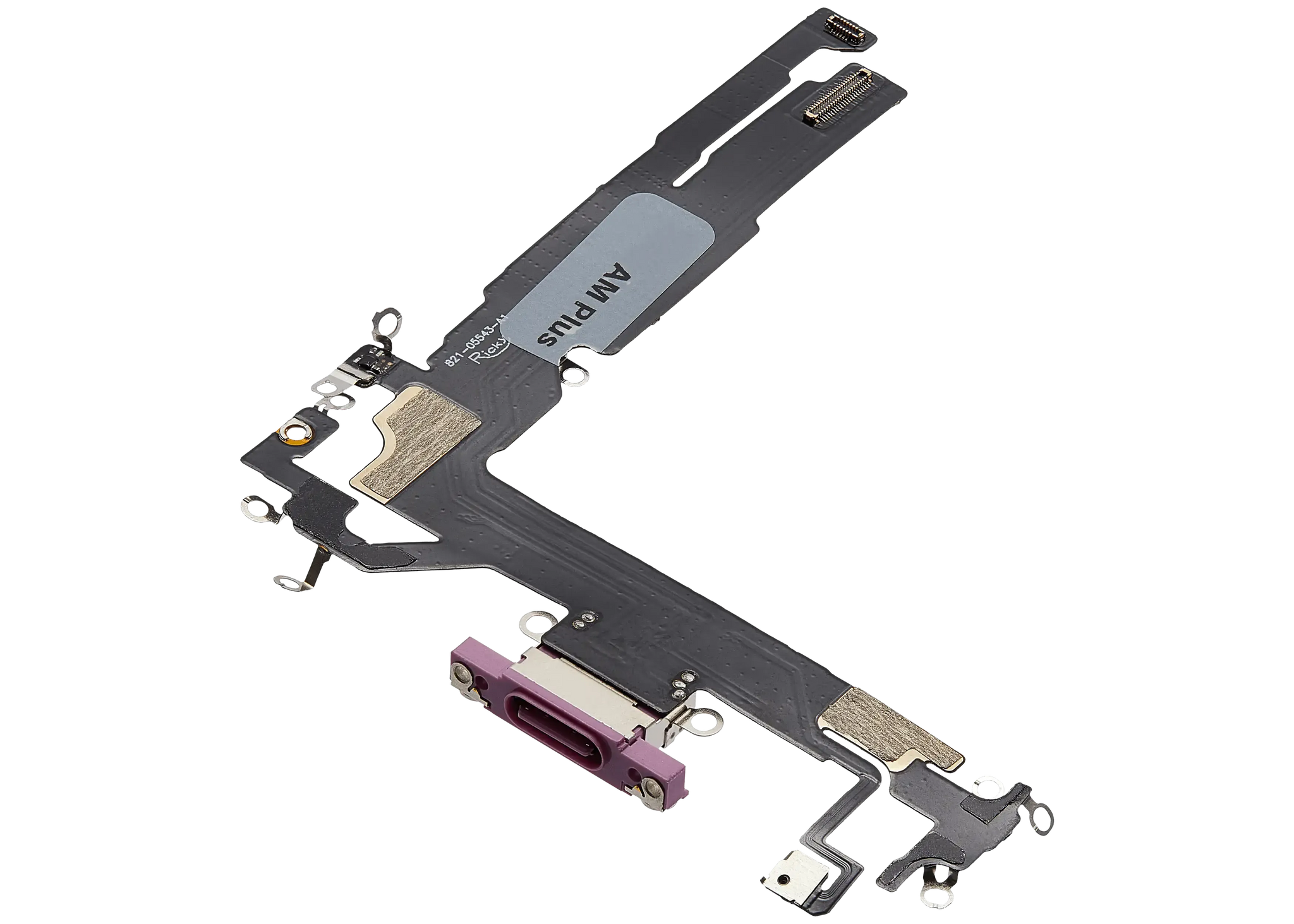 Charging Port Flex Cable For iPhone 16 (Pull) (Pink)