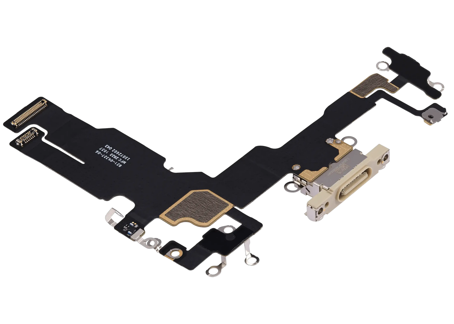 Charging Port Flex Cable For iPhone 15 (Pull) (Yellow)