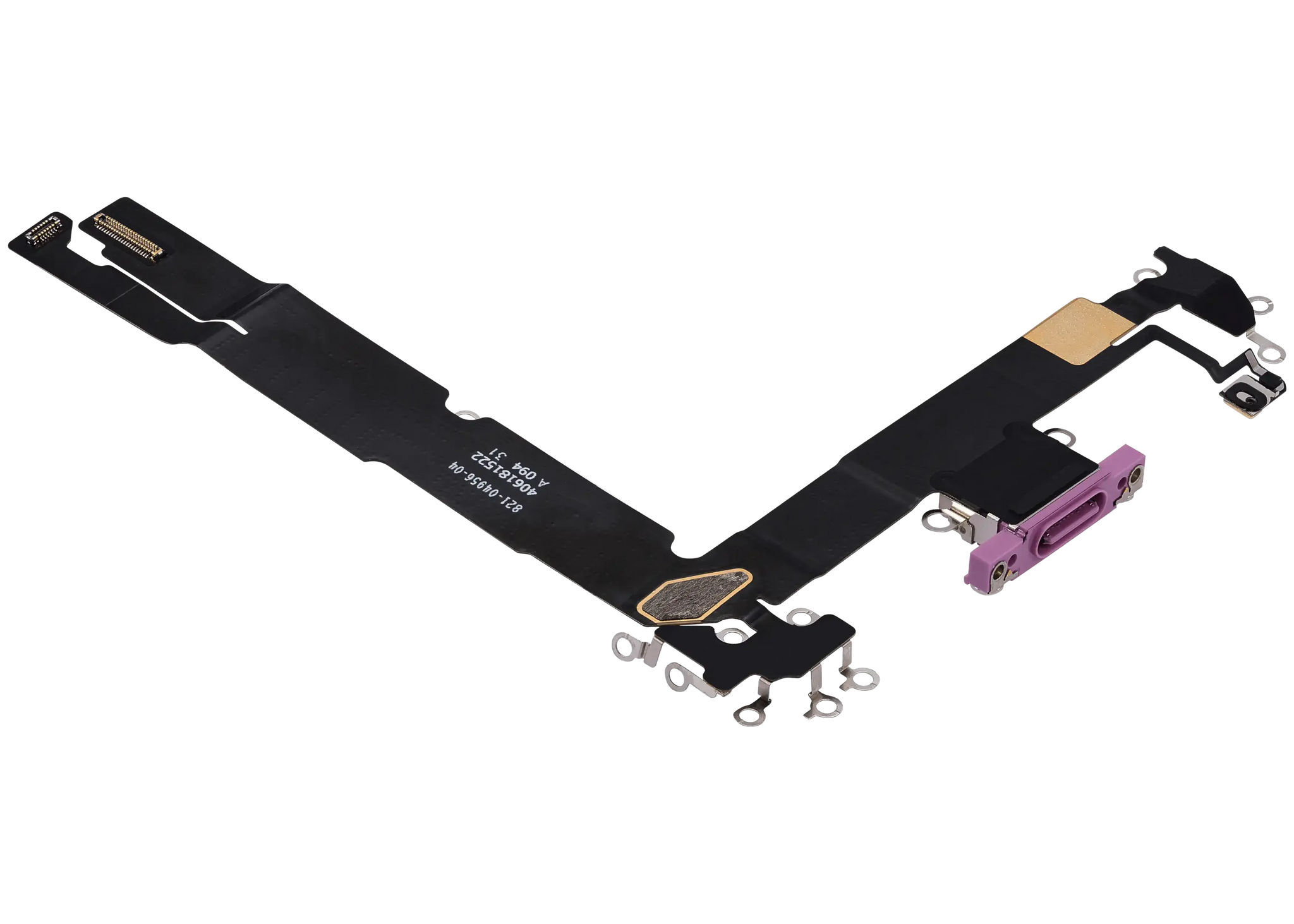 Charging Port Flex Cable For iPhone 16 Plus (Pull) (Pink)