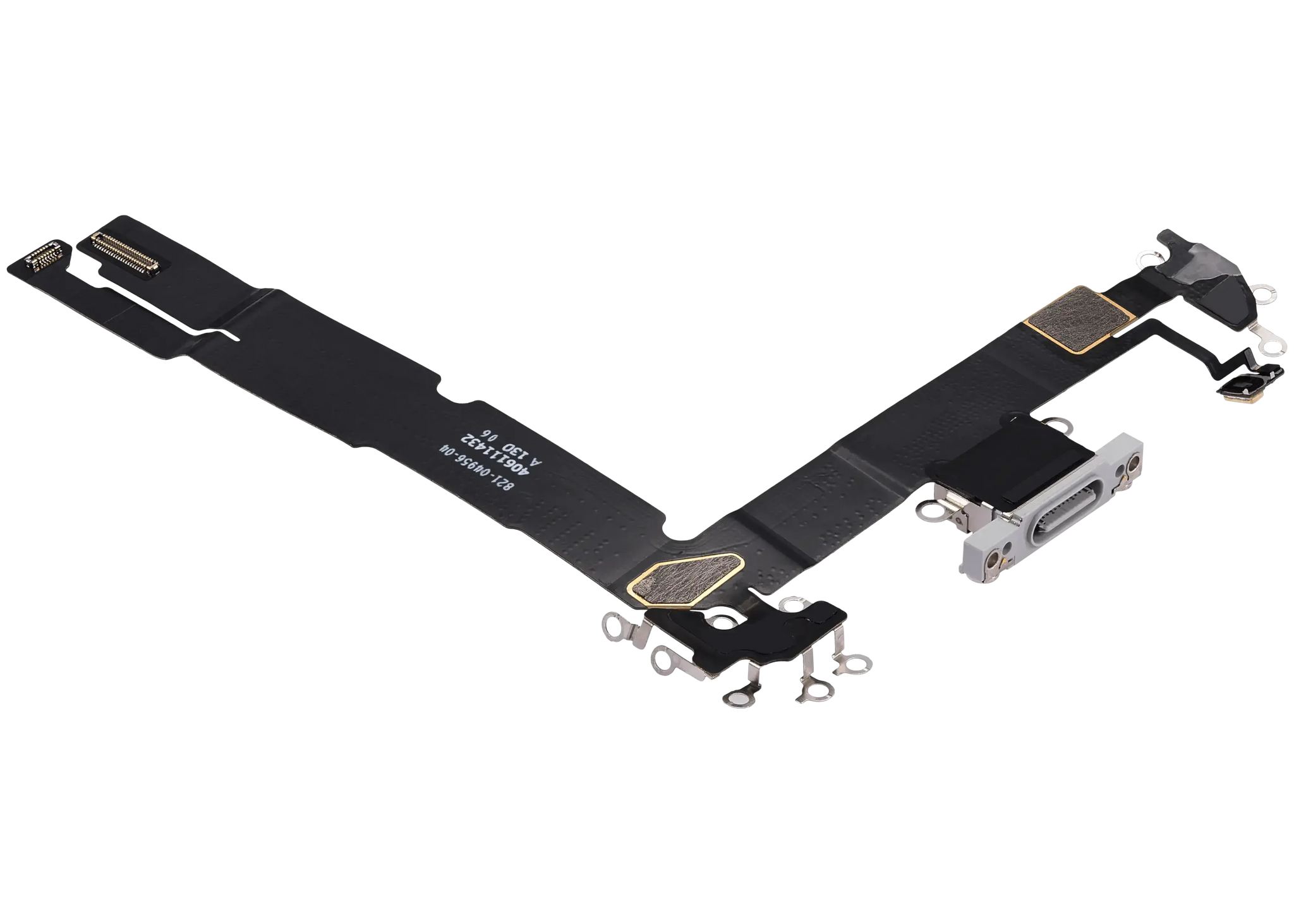 Charging Port Flex Cable For iPhone 16 Plus (Pull) (White)