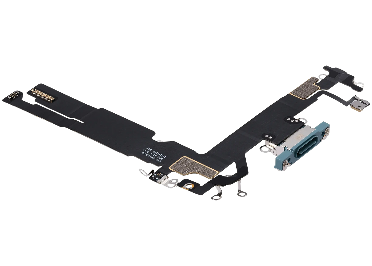 Charging Port Flex Cable For iPhone 16 (Pull) (Ultramarine)