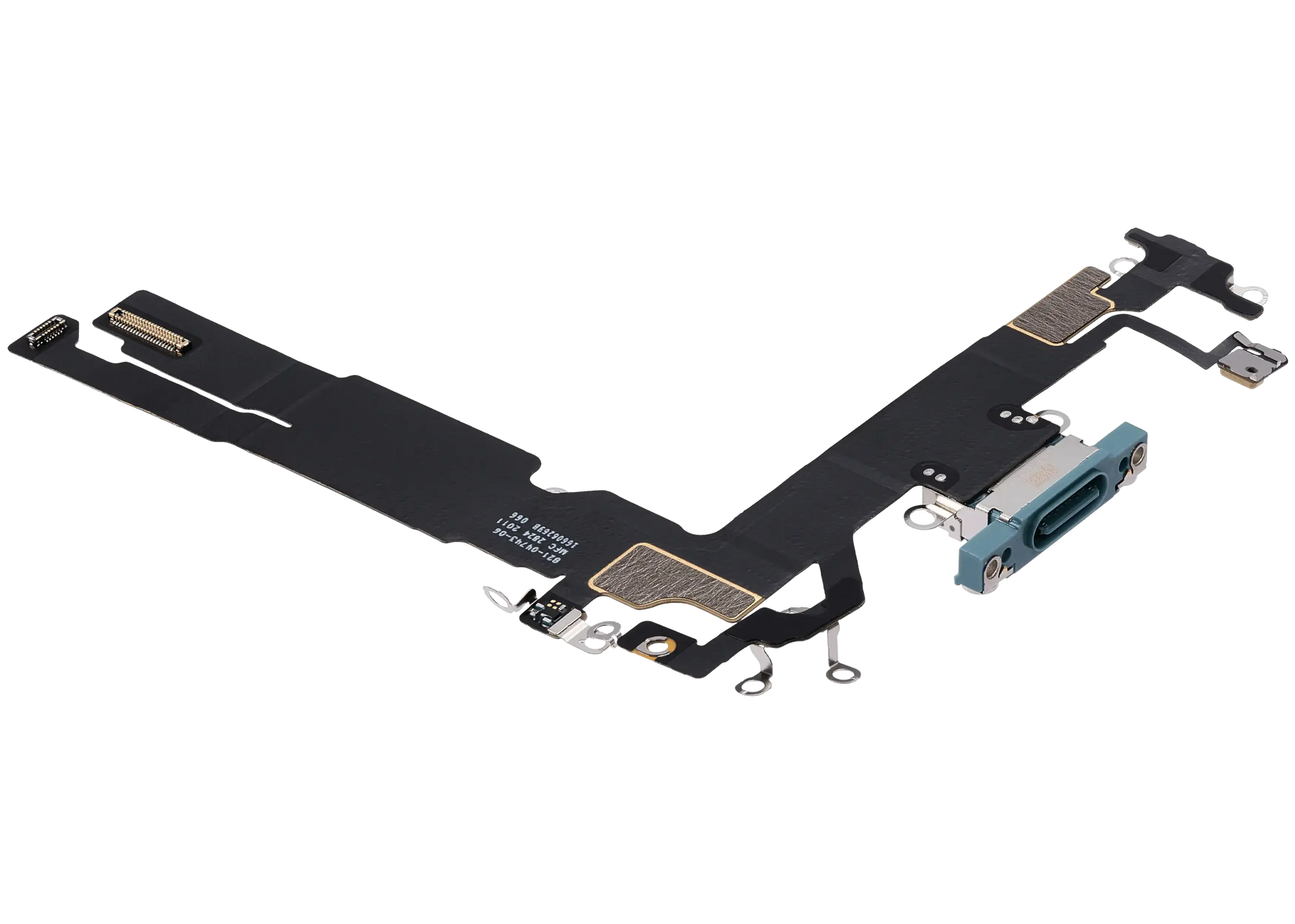 Charging Port Flex Cable For iPhone 16 (Pull) (Ultramarine)