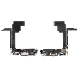 Charging Port Flex Cable For iPhone 15 Pro Max (Pull) (Black Titanium)