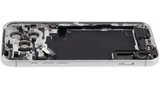 Back Housing W/ Charging Port Flex & Small Parts For iPhone 17 Pro Max (EU / Global Version) (Pull) (Silver)